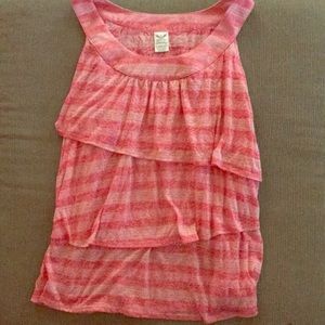 ☀️🍊Cool and casual ruffled, tank top🍊☀️